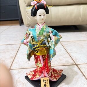 Traditional Japanese Geisha Doll in Kimono